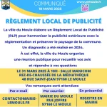 Communiqué - Règlement Local de Publicité (RLP)