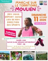 Marche sur le territoire moulien