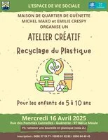Atelier créatif : recyclage du plastique