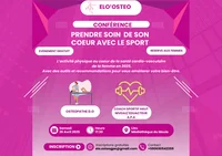 Conférence : Prendre soin de son coeur avec le sport - ELO'OSTEO