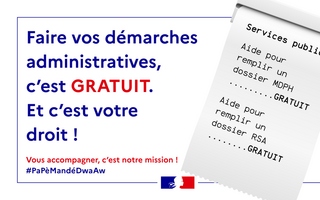 Pa pè mandé dwa aw, vos droits, près de chez vous !