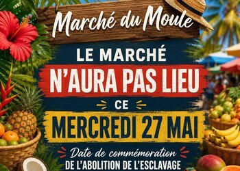 Pas de marché ce mercredi 27 mai 2026