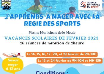 J'apprends à nager avec la Régie des Sports !