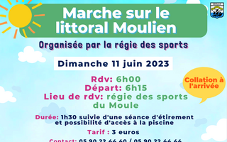 Marche sur le littoral Moulien