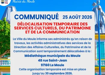 Délocalisation temporaire des services culturels, du patrimoine et de la communication