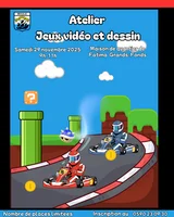 Atelier jeux vidéo et dessin