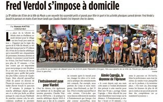 Fred Verdol s'impose à domicile lors des 10 KM du Moule 