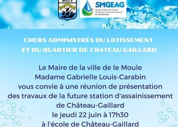 Réunion d'informations avec les administrés de Château-Gaillard