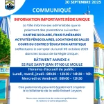 Information Régie unique