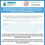 Communiqué SMGEAG - Maintien de la restriction de consommation de l'eau