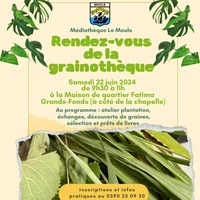 Le rendez-vous de la grainothèque 