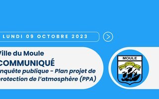 Enquête publique - Plan projet de protection de l'atmosphère (PPA)