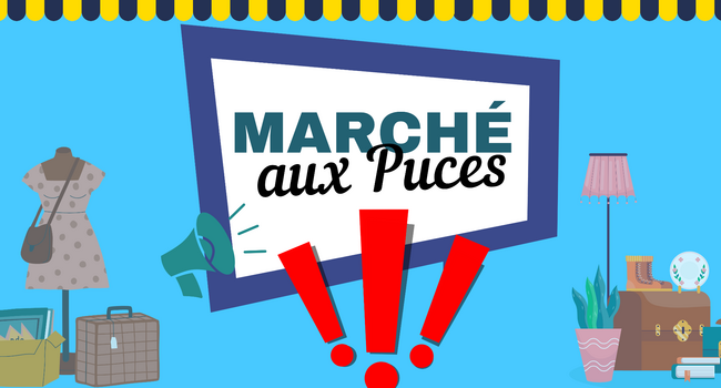 Pas de marché aux puces en août et en septembre