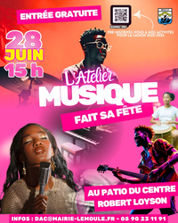 Affiche L'atelier musique fait sa fête