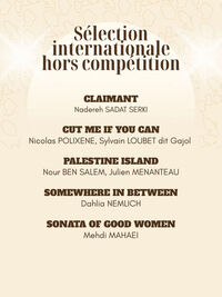 Affiche SELECTION INTERNATIONALE HORS COMPETITION