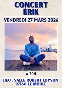 Affiche CONCERT ERIK 