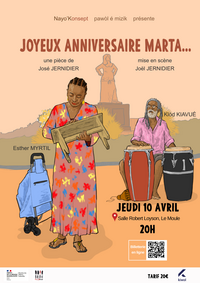 Affiche JOYEUX ANNIVERSAIRE MARTA