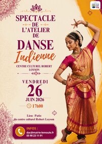 Affiche SPECTACLE DE DANSE INDIENNE