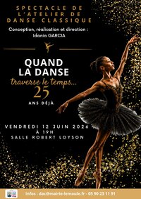 Affiche SPECTACLE DE DANSE CLASSIQUE